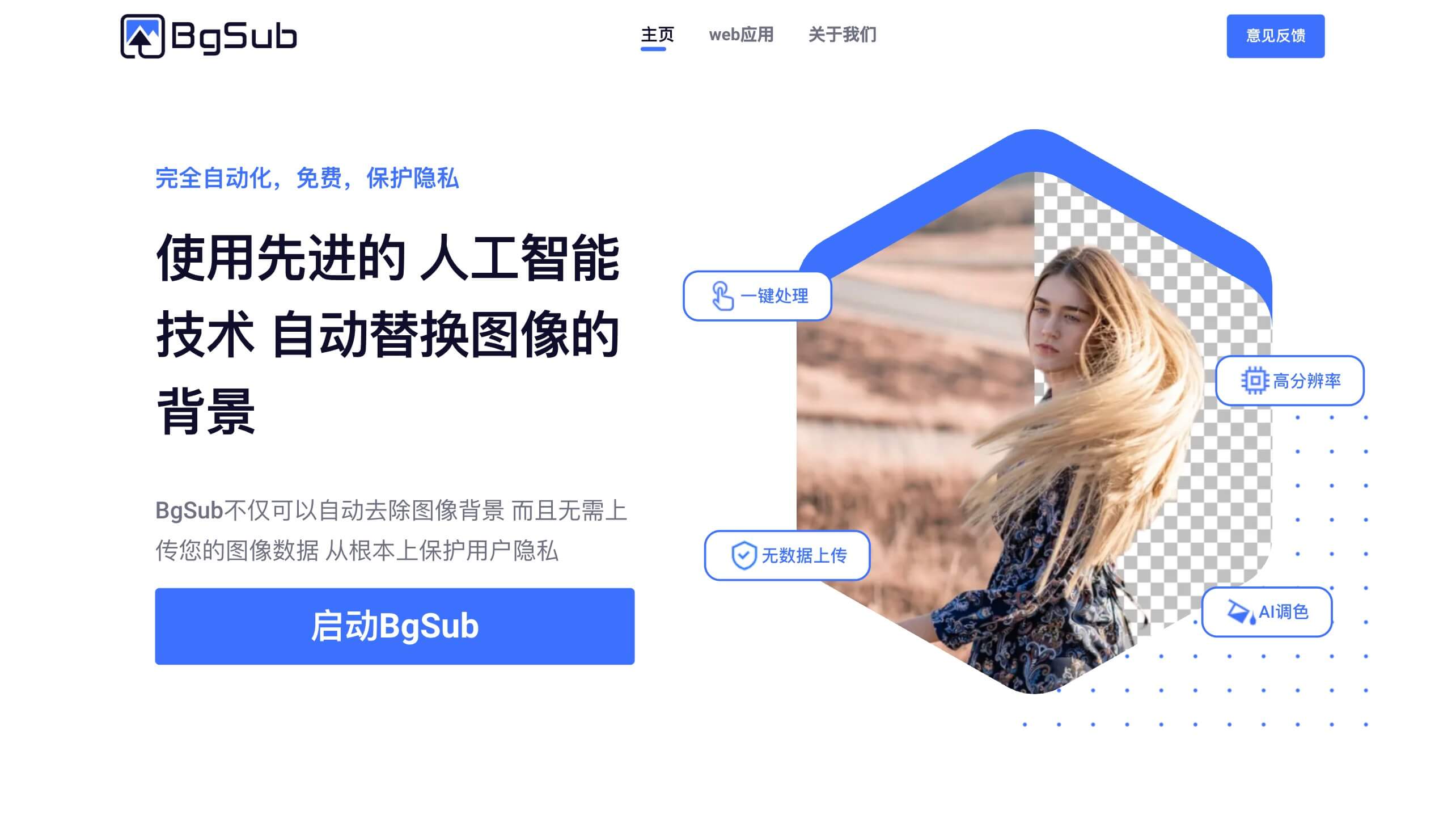 BgSub官网 网站预览