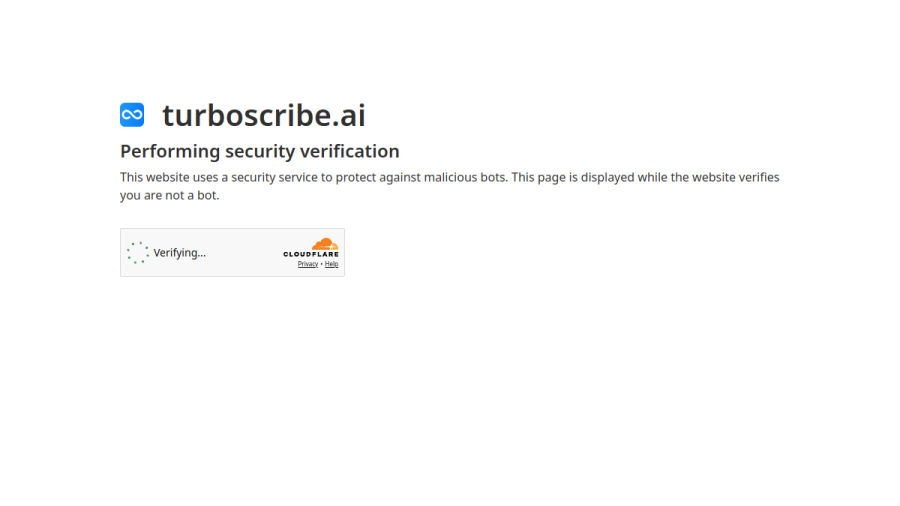 TurboScribe官网 网站预览