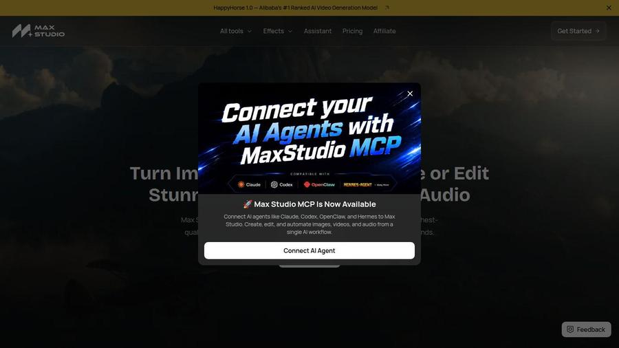Max Studio官网 网站预览