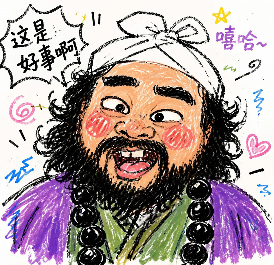 丑萌沙雕涂鸦插画